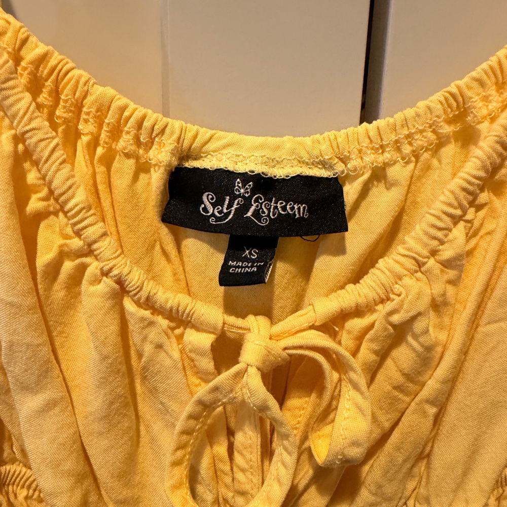 Self Esteem Yellow Camisole Top - Picture 2 of 2
